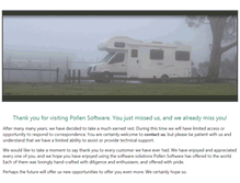 Tablet Screenshot of pollensoftware.com